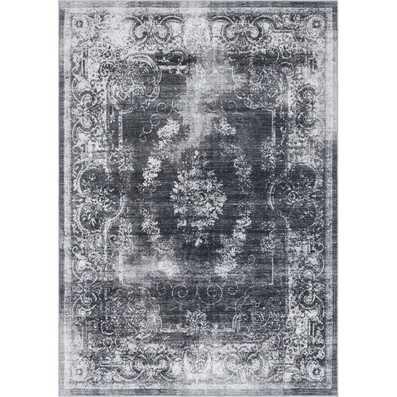 Clevinger Oriental Indoor Rug, Rectangle 7'1" x 10'