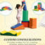 Équipement de jeu multicolore doux pour 1 à 3 ans: sept blocs d'escalade et des années multisensorielles: pièces de mousse rembourrées sécuritaires qui grimpent, glissent, possèdent des compétences