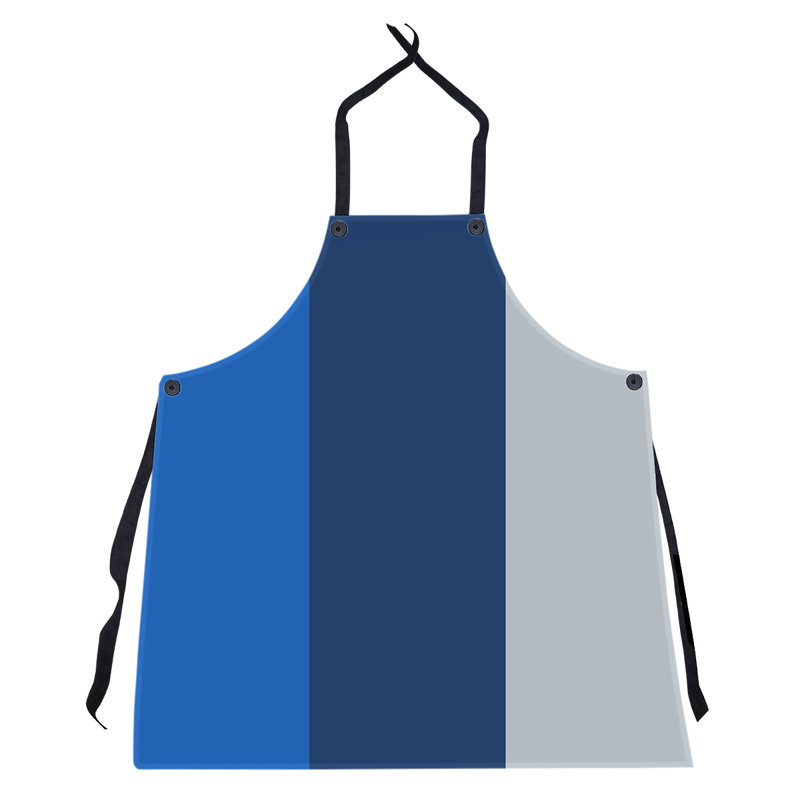 Tablier de basketball Dallas, Bleu royal / bleu marine / argent
