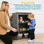 Réfrigérateur de cuisine en bois ECR4Kids pour enfants, meubles Montessori-98538993