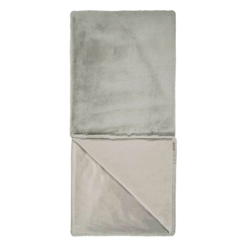 Arlo Throw Blanket, Silver