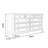 White Solid Wood Accent Cabinet-444202544