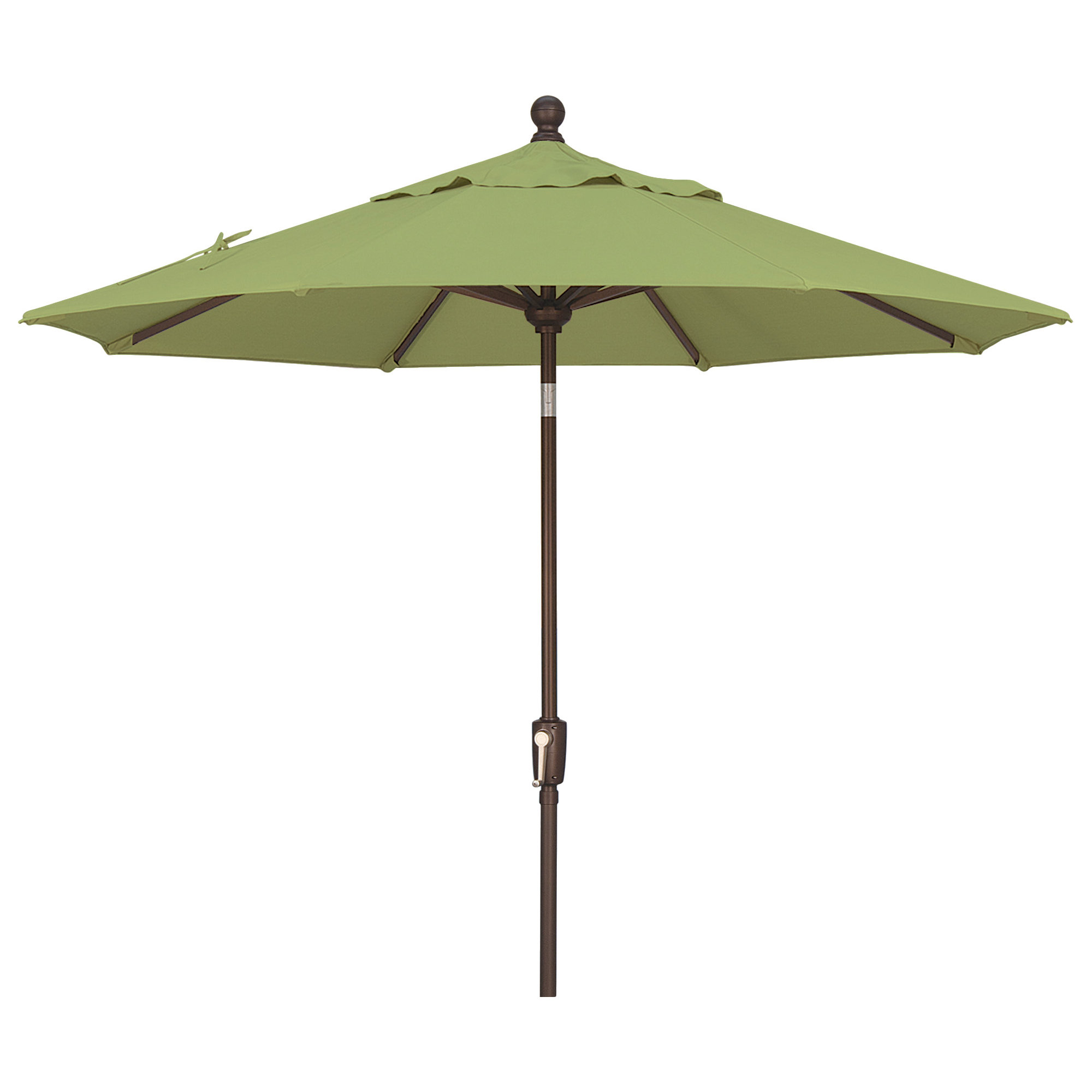 Launceston Market Umbrella, Canvas Ginkgo Sunbrella® Canvas, 96" H x 90" W x 90" D, Bronze