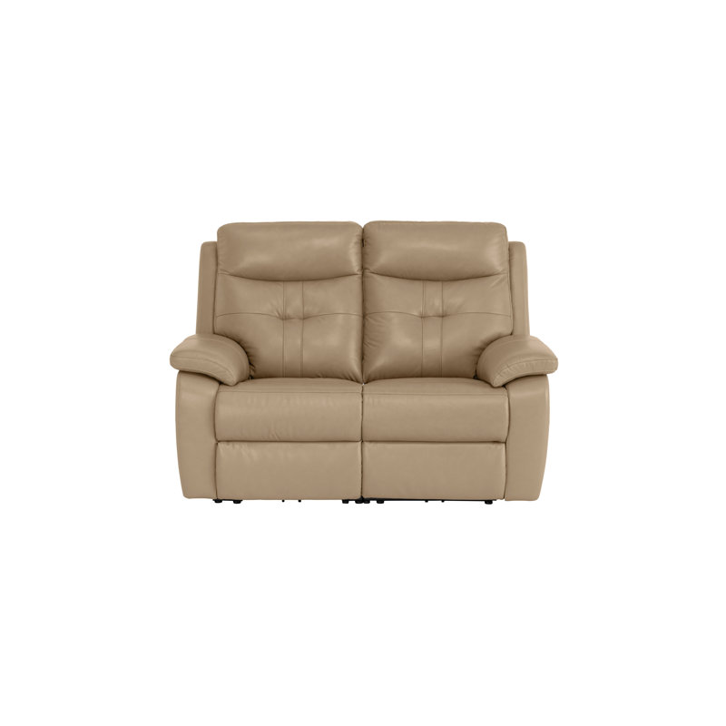 Dmario 2 Seater Electric Reclining Sofa, Light Stone