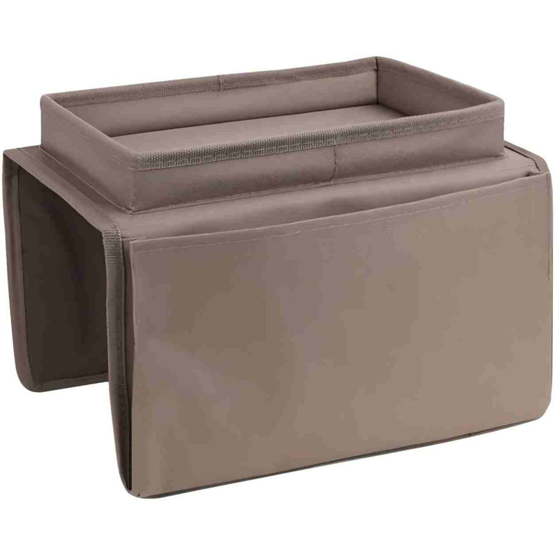Canapé Organisateur d'accoudoirs avec porte-gobelet, plateau, chaise, accoudoir, télé, support pour fauteuil inclinable, fauteuil, rangement, poches de rangement, sac pour téléphone portable, tablette, livres, magazines