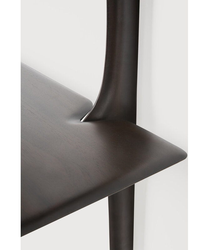 PI 3 Piece Tiered Shelf, Mahogany Dark Brown