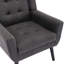 Chaise d'appoint avec pieds noirs pour la maison d'intérieur-3532260