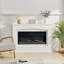 built-in electric fireplace