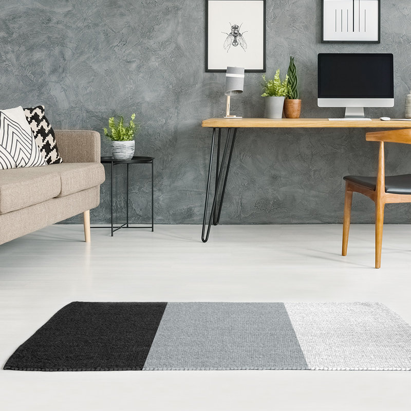 Striped Indoor Rug, Rectangle 2' x 3', No