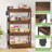4-Tier Retail Display Rack with Hooks