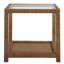 Adalard Glass End Table
