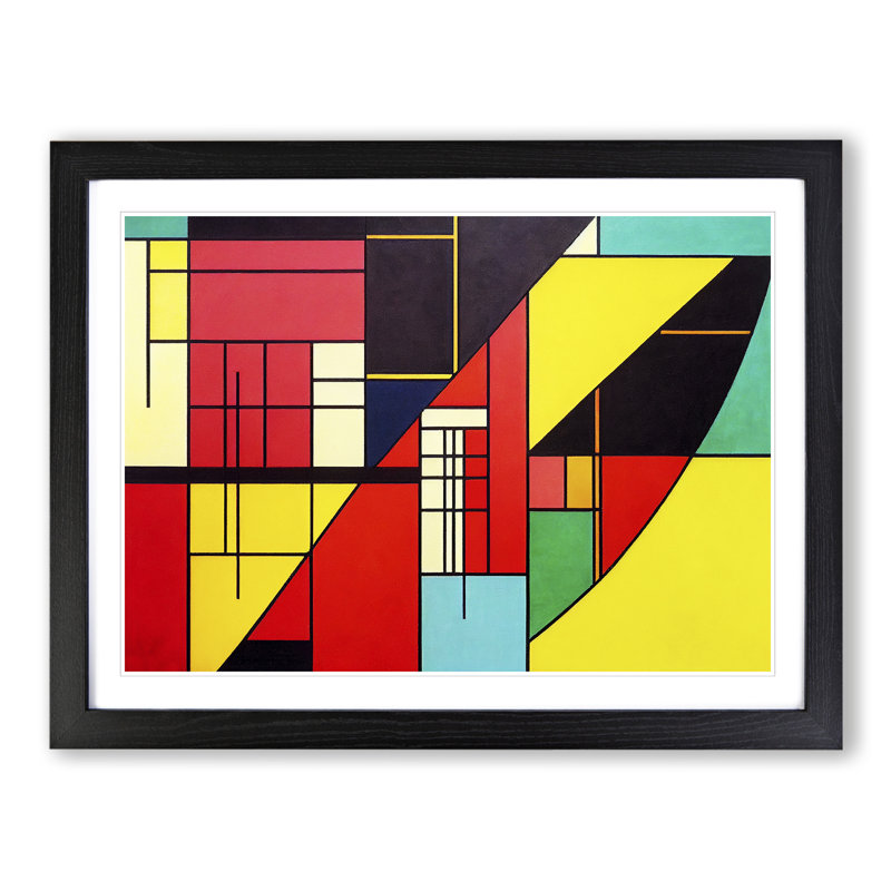 Grand Modern - Print, Black, 46cm H x 64cm W
