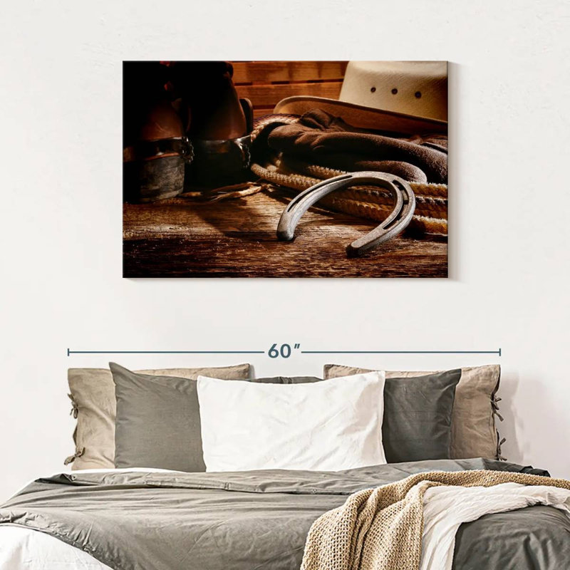 Lelar Western Themed, 30" H x 45" W