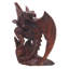 Figurine en bois dragon gallant
