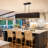 Mid-Century Modern Wood Kitchen Island Pendant-622244441