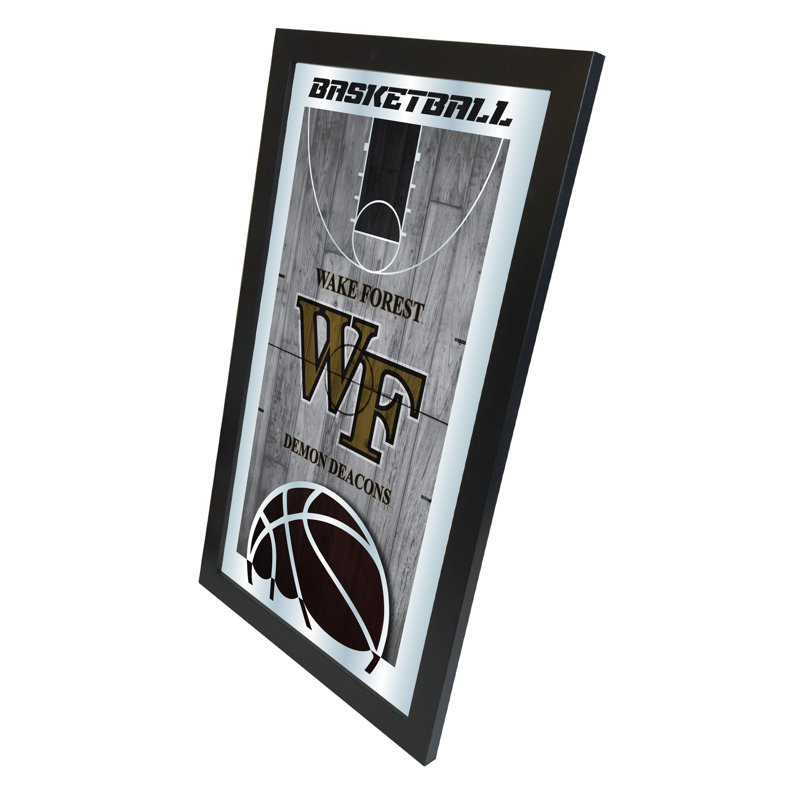 « basket mirror », impression encadrée NCAA, Wake Forest