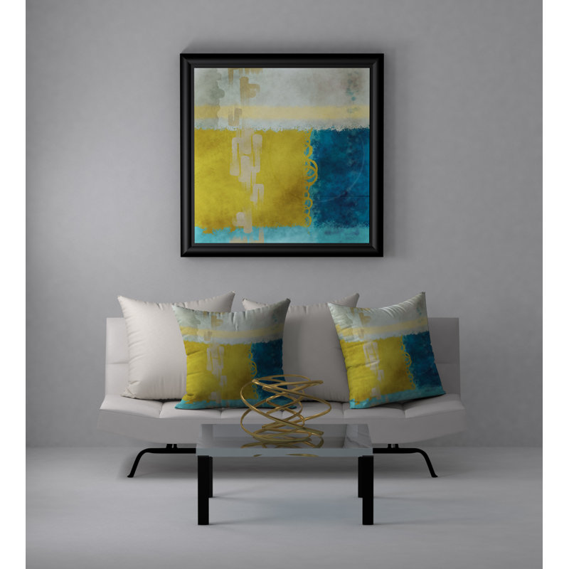 Housse de coussin et insert de coussin carré Smiles, 18" x 18"