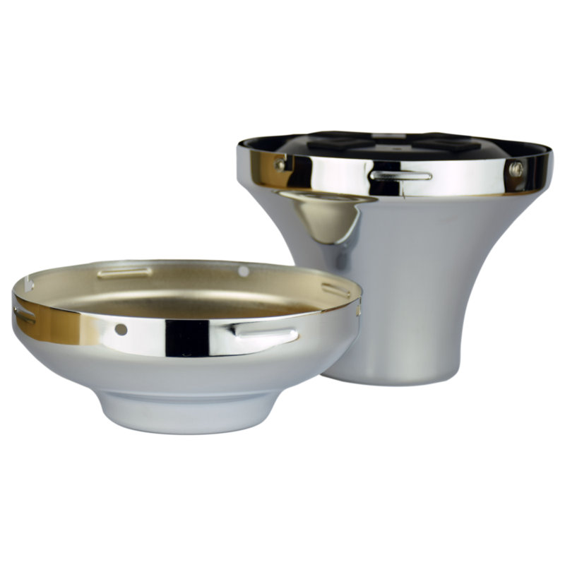 Ceiling Fan Close to Ceiling Kit - Chrome - Dry Rated, Chrome