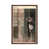 Classic Brown Wood Floater Framed