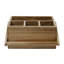 Solid Wood Rectangle Flatware Caddy