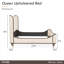Camellia Field Upholstered Wingback Bed-551144634