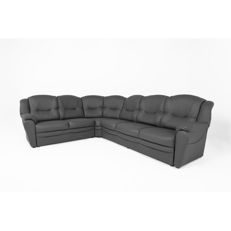 Aydenne 6 Seater Faux Leather Corner Sofa , Left Hand Facing