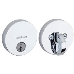 Single Cylinder Deadbolt with Smartkey, Silver