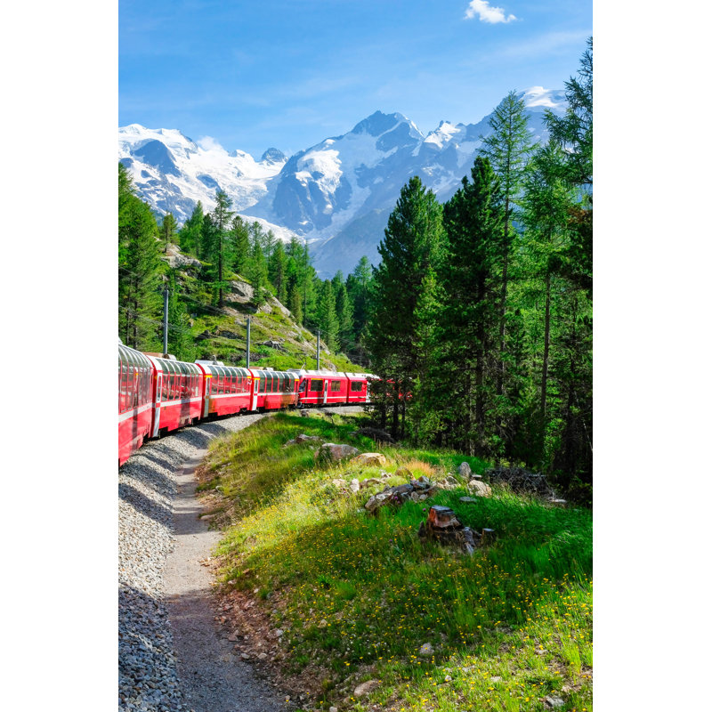 Bernina Express by Hiob - Wrapped Canvas Print, 46cm H x 30cm W x 3.8cm D