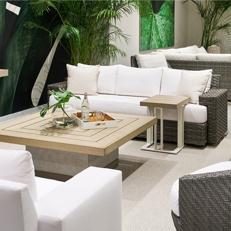 Tiburon Outdoor Square Coffee Table