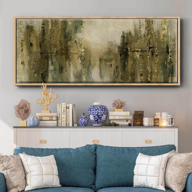 Gold City Shine - toile encadrée, H 20 po x l 50 po