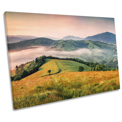 Carpathian Mountains Landscape - Wrapped Canvas Print