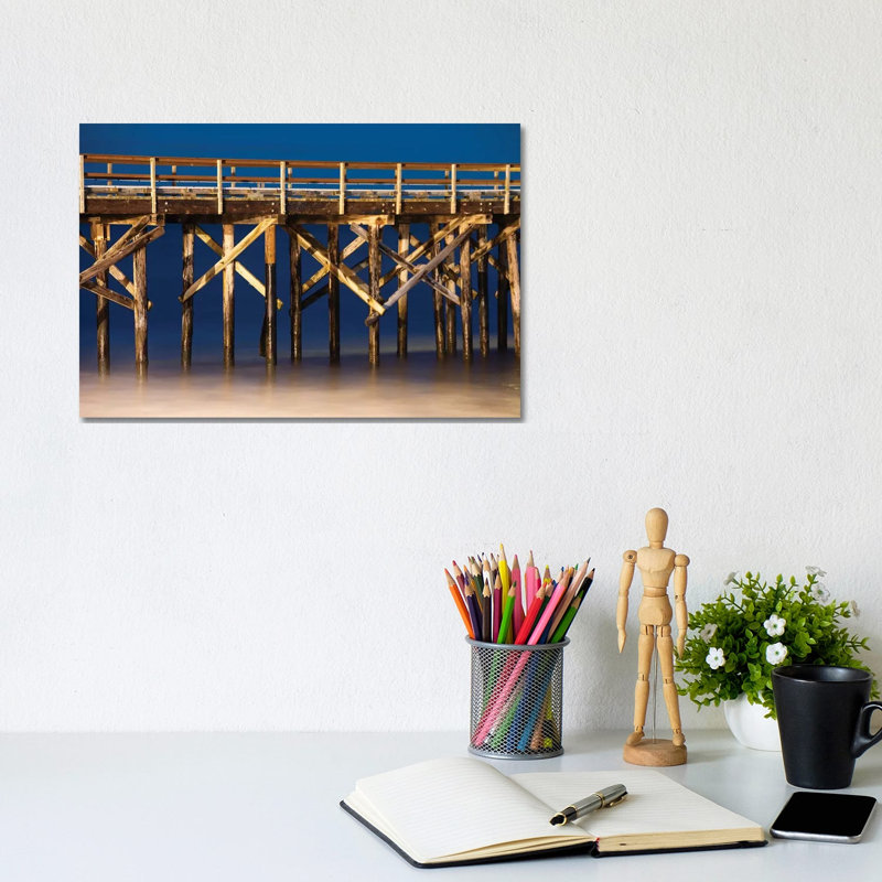 Pismo Beach Pier At Sunset, California, USA by Panoramic Images - Gallery-Wrapped Canvas Giclée on Canvas, No Frame