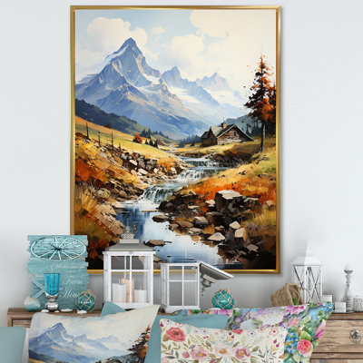 Paysage alpin du ruisseau Nostalgia