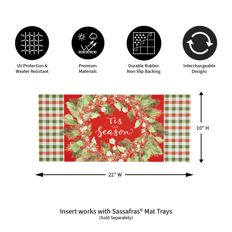 Tapis Tis The Season Wreath Sassafras