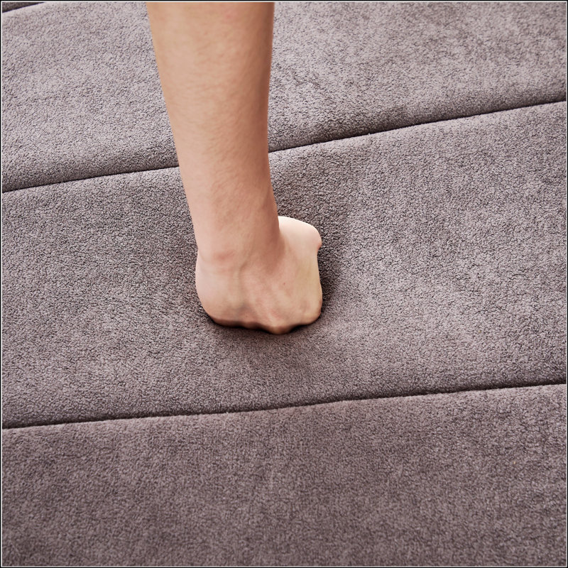 Canapé modulaire courbé en chenille avec coussins, idéal pour la chambre à coucher, le salon, le bureau et un coin lecture