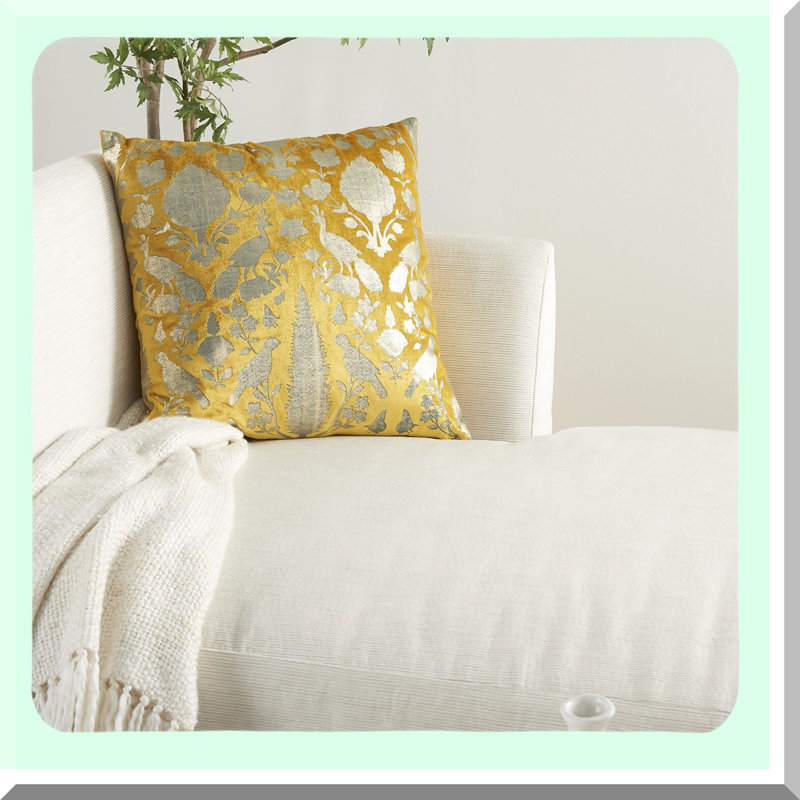 Feathered Flight Throw Pillow