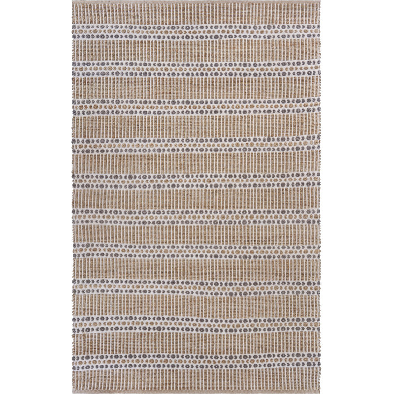Tapis géométrique tissé à la main, Rectangle 9 pi x 12 pi
