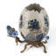 Golden Pheasant Egg Cachepot with Ormolu