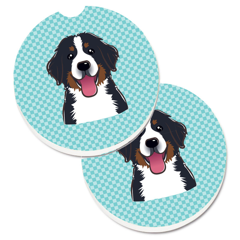 Sous-verre Retriever, Bleu, Bouvier bernois