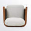 Ensemble de 2 chaises club d'extérieur 35,04 po en aluminium thermolaqué avec coussins de siège de 13,8 po
