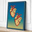 Anatomical Hearts Modern - Wrapped Canvas-643125369-643125371
