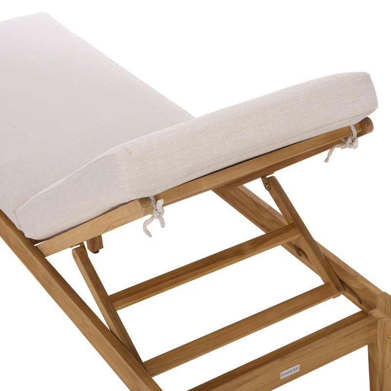 Montclair Teak Chaise Lounge