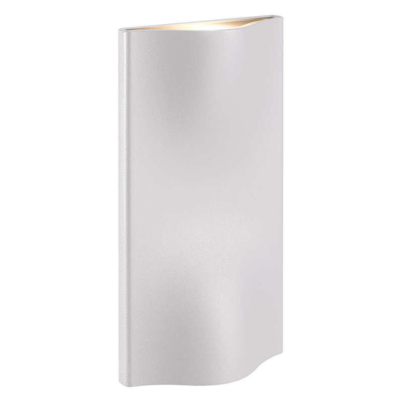 Kurvey LED Outdoor Wall Light, White