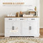 Buffet, armoire à café avec tiroirs, patiné-879943521