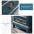 Blue Solid  Wood Display Cases