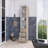 Preston Linen Cabinet, Three Shelves, Four Drawers