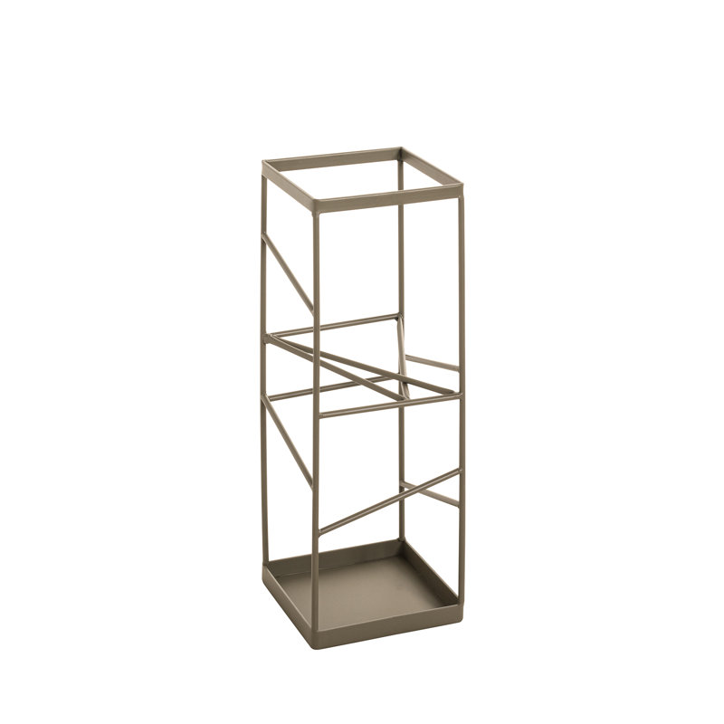 Hinrichs Metal Freestanding Umbrella Stand, Green