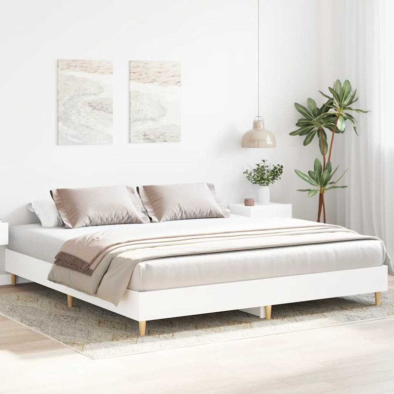 Bed, White, Super King (6')