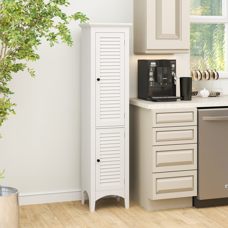 Freestanding Bathroom Cabinet, White