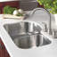 Évier de cuisine à double 70/30 cuve encastrable l 32,5 po x l 20,69 po Medallion Designer
